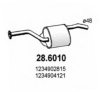 MERCE 1234902815 Middle Silencer